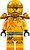 Фото LEGO Ninjago Arin - Shirt with Orange Dragon, Head Wrap, Shoulder Armor (njo866)