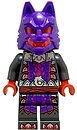 Фото LEGO Ninjago Wolf Mask Warrior - Dark Purple and Red Mask, Neck Bracket (njo903)