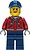 Фото LEGO City Truck Driver - Male, Dark Red Hooded Sweatshirt, Dark Blue Legs, Dark Blue Cap (cty1284)