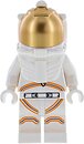 Фото LEGO City Astronaut - Female, White Spacesuit with Orange Lines, Closed Mouth Smile (cty1064)