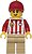 Фото LEGO City Hot Dog Soapbox Race Car Driver (Vendor) - Female, Red and White Striped Shirt (cty1868)