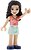 Фото LEGO Friends Emma - Light Aqua Skirt, Coral Wrap Top, Dark Blue Shoes (frnd374)