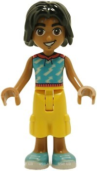 Фото LEGO Friends Nabil - Medium Azure Top, Yellow Cropped Trousers (frnd710)