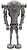 Фото LEGO Star Wars Super Battle Droid - Pearl Dark Gray, Narrow Head, Chest Light Indent (sw1321)