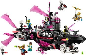 Фото LEGO Dreamzzz Страхітливий підводний човен «Акула» (71500)