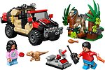 Фото LEGO Jurassic World Втеча по бездоріжжю від раптора (76972)