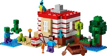Фото LEGO Minecraft Будинок з вибухівки в джунглях (21275)