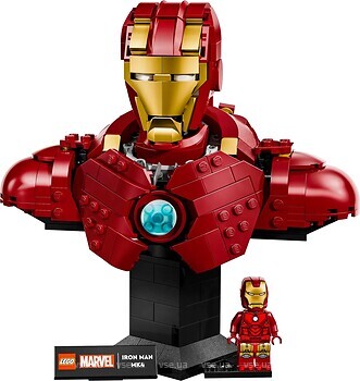 Фото LEGO Marvel Бюст Залізної Людини MK4 (76327)