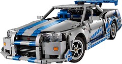 Фото LEGO Technic Подвійний форсаж Автомобіль Nissan Skyline GT-R (R34) (42210)