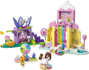 Фото LEGO Gabby's Dollhouse Гора солодощів і сад Кітті (11205)