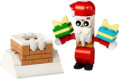 Фото LEGO Creator Різдвяні забави з димарем із Сантою (30692)