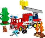 Фото LEGO Duplo Пожежна машина зі шлангом і пожежником (10473)