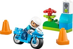 Фото LEGO Duplo Синій поліцейський мотоцикл (10471)