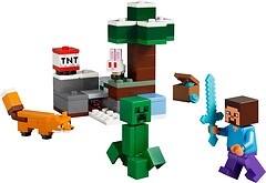 Фото LEGO Minecraft Пригоди Стіва в тайзі (21583)