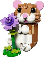 Фото LEGO Creator Чарівний хом'як з квіткою (31376)