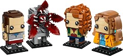 Фото LEGO BrickHeadz Фігурки Одинадцятої, Макс, Демогоргона й Холлі (40879)