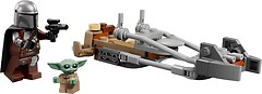 Фото LEGO Star Wars Швидкісний мотоцикл Мандалорця й Ґроґу (75436)