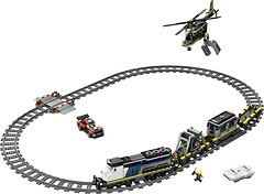 Фото LEGO City Пограбування поліцейського поїзда (60508)