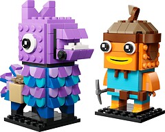 Фото LEGO BrickHeadz Лама і Фішстік (40881)
