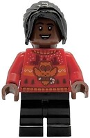 Фото LEGO Harry Potter Angelina Johnson - Red Holiday Sweater, Black Medium Legs (hp593)