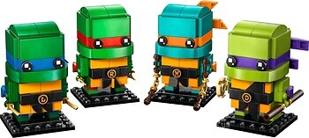 Фото LEGO BrickHeadz Фігурки Черепашок-ніндзя (40878)
