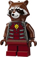 Фото LEGO Super Heroes Rocket Raccoon - Dark Red and Pearl Dark Gray Outfit (sh0936)