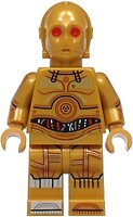 Фото LEGO Star Wars C-3PO - Printed Legs, Toes and Arms, Red Eyes (sw1440)