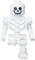 Фото LEGO Ideas Skeleton - Standard Skull, Bent Arms Horizontal Grip, Single Leg (bdp169)