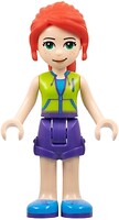 Фото LEGO Friends Mia - Dark Purple Shorts, Lime Jacket Top, Red Hair (frnd0349)