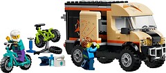 Фото LEGO City Фургон для перевезення й ремонту гірських велосипедів (60512)