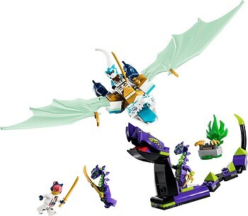 Фото LEGO Ninjago Битва Зейна з Крижаним Драконом (71865)