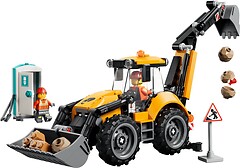 Фото LEGO City Жовтий екскаватор-навантажувач (60480)