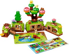Фото LEGO Duplo Ліс відкриттів із дикими тваринами (10480)