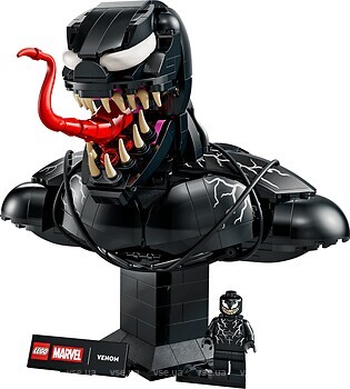 Фото LEGO Marvel Погруддя Венома (76356)