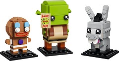Фото LEGO BrickHeadz Фігурки Шрека, Віслюка й Коржика (40923)
