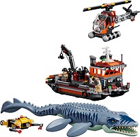 Фото LEGO Jurassic World Напад мозазавра на човен (77983)