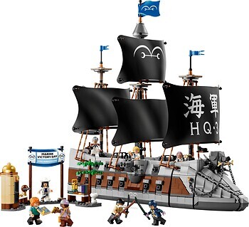 Фото LEGO One Piece Морський бойовий корабель Ґарпа (75646)