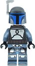 Фото LEGO Star Wars Jango Fett - Nougat Head, Plain Arms, Helmet with Black Detail Lines on Right Side (sw1433)