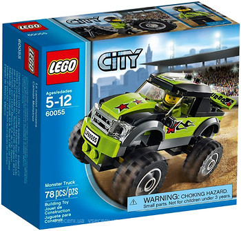 Фото LEGO City Вантажівка-монстр (60055)