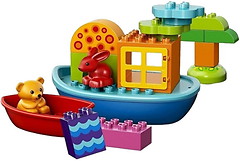 Фото LEGO Duplo Лодочка и веселые кубики для малышей (10567)
