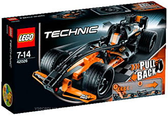 Фото LEGO Technic Чорний гоночний автомобіль (42026)
