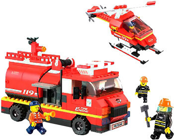 Фото Sluban Пожарные спасатели (M38-B0222)