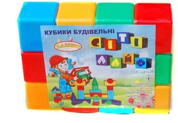 Фото Bamsic Кубики 12 шт. (021)