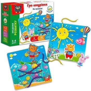 Фото Vladi Toys Шнурівка-липучки На природі (VT5303-10)