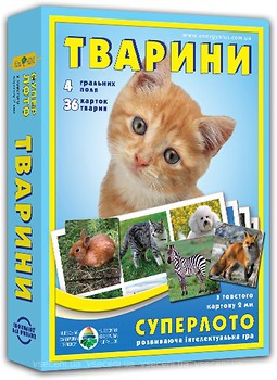Фото Київська фабрика іграшок Суперлото Тварини (81923)