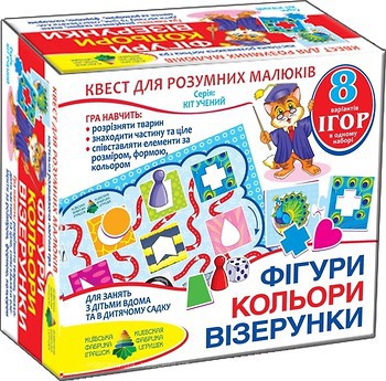 Фото Київська фабрика іграшок Фігури-кольори-візерунки (4820121184429)