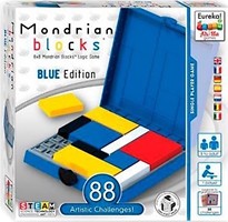 Фото Eureka 3D Puzzle Ah!Ha Mondrian Blocks Blue Блоки Мондріана (473555)