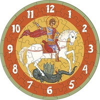 Фото Умная бумага Часы Георгий Победоносец (126-14)