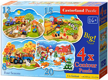 Фото Castorland Четыре сезона 4 в 1 (B-043019)