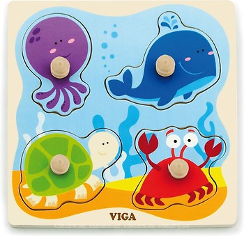 Фото Viga Toys Морські мешканці (50132)